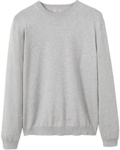 Mango Ten fijngebreide pullover met ronde hals