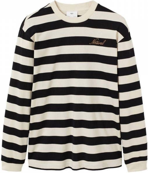 mango man Gestreept T shirt met lange mouwen