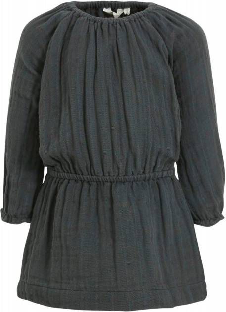 Moodstreet Petit baby jurk Sue van biologisch katoen antraciet