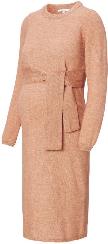 Noppies zwangerschapsjurk Hannah met ceintuur zalm