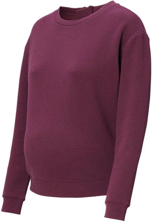 Noppies zwangerschapstrui Groves donkerrood