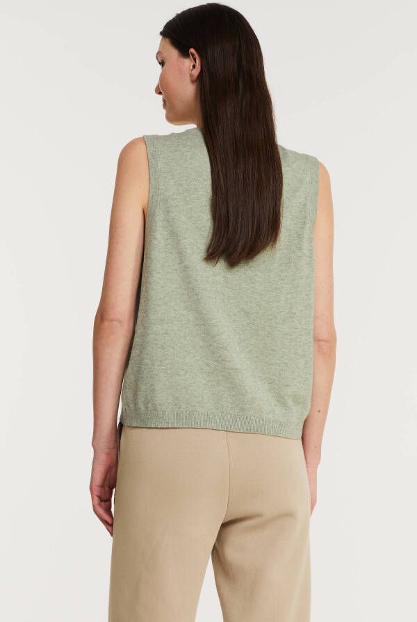 OBJECT gebreide spencer OBJTHESS lichtgroen