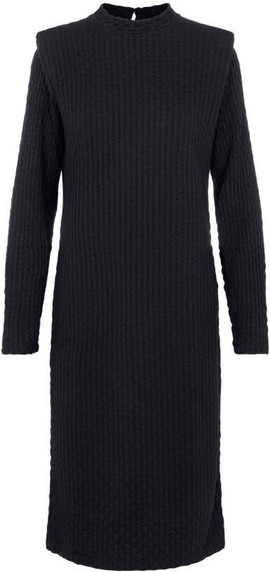 OBJECT jurk OBJSTELLA van gerecycled polyester zwart