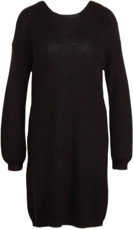 ONLY gebreide jurk ONLXENIA zwart