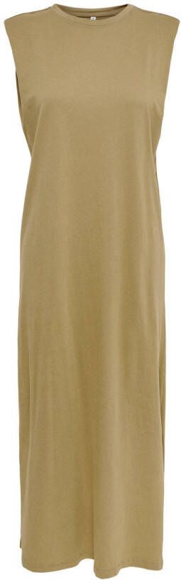 ONLY jurk van biologisch katoen groen