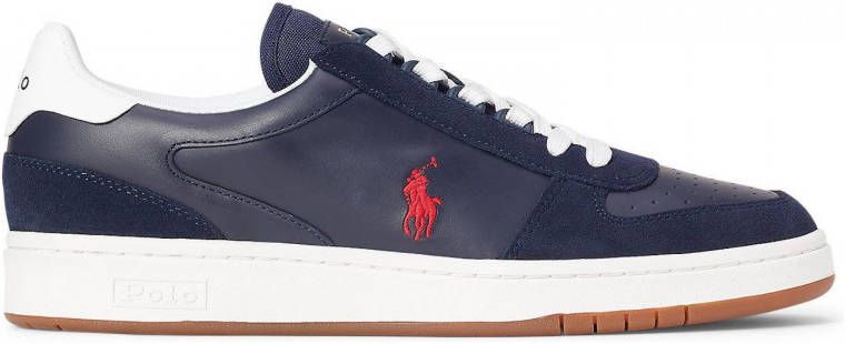 POLO Ralph Lauren POLO CRT PP leren sneakers blauw