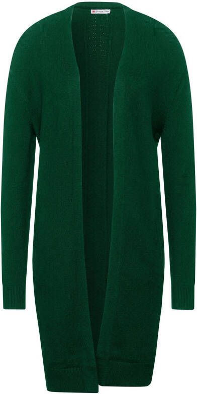 Street One gebreid vest donkergroen