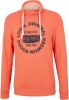 Tom Tailor hoodie met logo soft peach orange online kopen