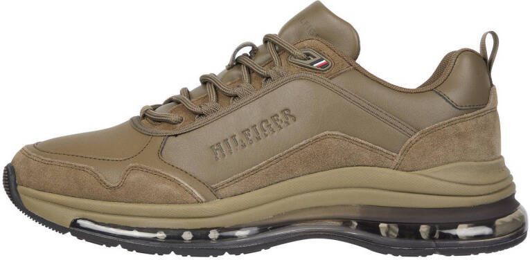 Tommy Hilfiger Sneaker van leer met su&#xE8, de details