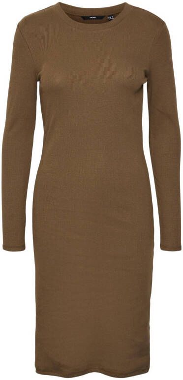VERO MODA jurk VMNATASHA olijfgroen