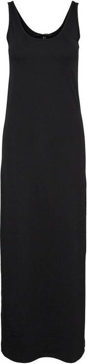 VERO MODA maxi jurk VMNANNA SL ANCLE DRESS GA NOOS met biologisch katoen zwart
