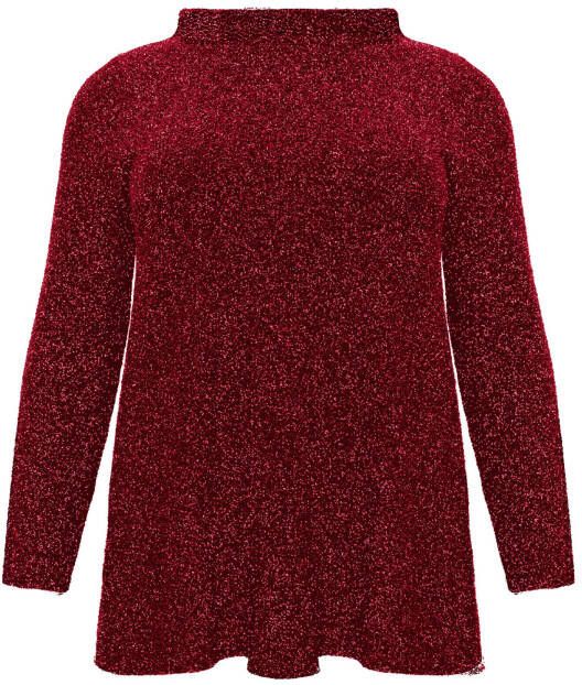 Yoek top SPARKLE rood