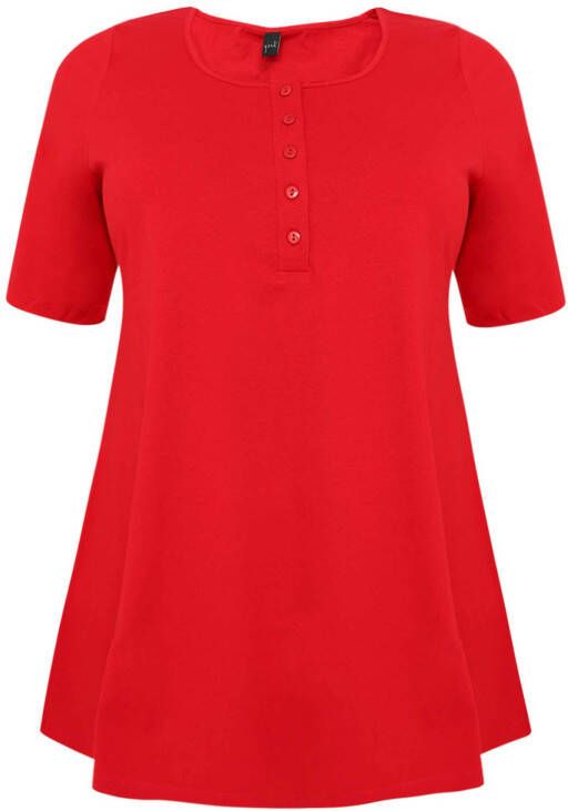 Yoek tuniek COTTON rood