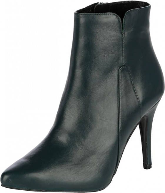 alba moda Enkellaarsje met krokoreliëf Groen