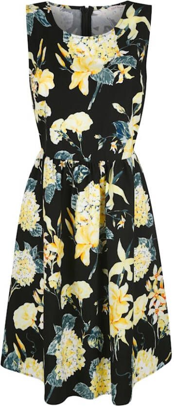 alba moda Jurk Bloemendessin allover Wit