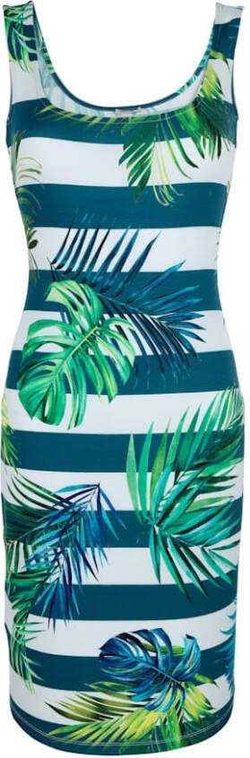 alba moda Jurk Met zomerse printmix Blauw