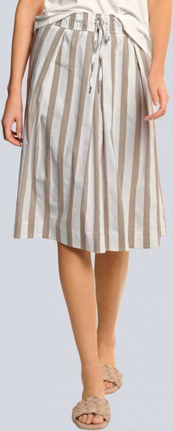 alba moda Rok in sportieve look Bruin