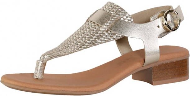 alba moda Sandaaltje Goudkleur
