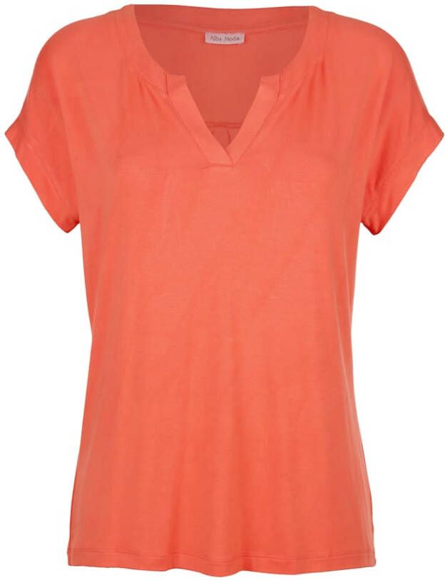 alba moda Shirt van soepelvallende stof Oranje