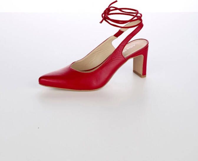 alba moda Sling met enkelriempje om te strikken Rood