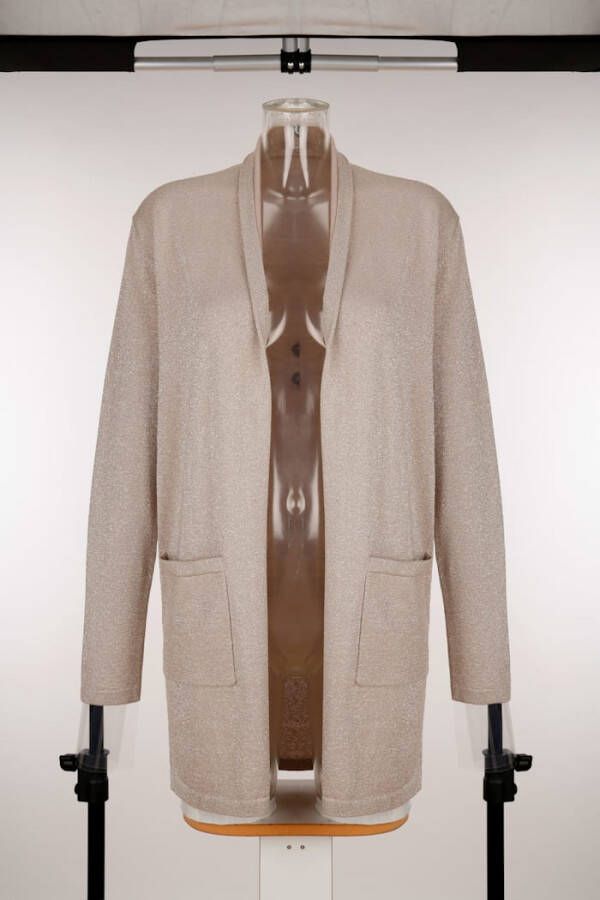 alba moda Vest zonder sluiting Steengrijs