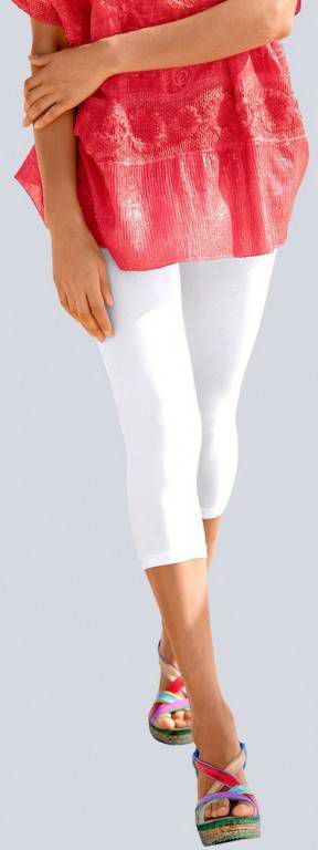 alba moda Legging in veelzijdig te combineren model Wit