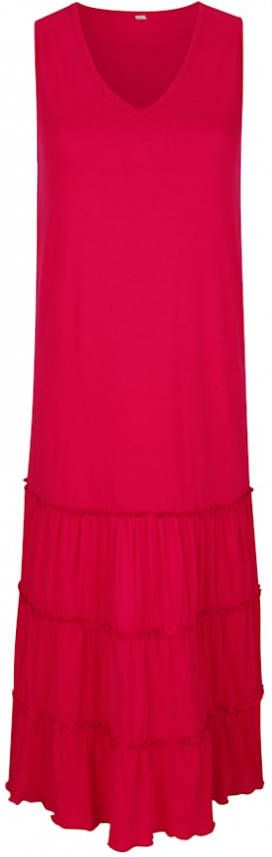 maritim Strandjurk in modieus model Rood