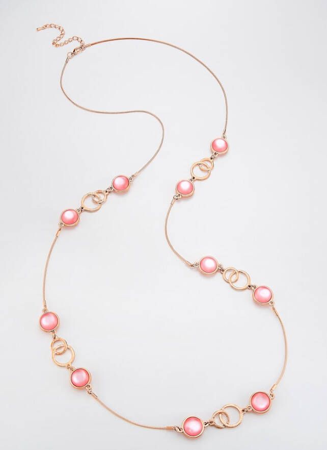 MONA Ketting roodgoudkleur