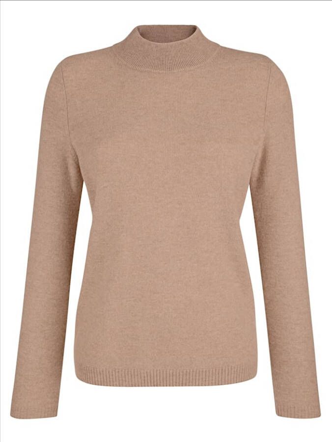 MONA Trui met kasjmier Beige