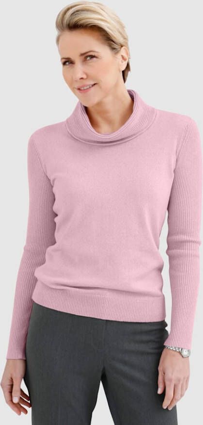 MONA Trui van zuiver katoen Roze