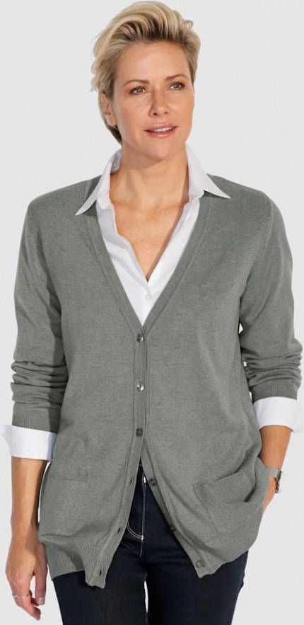 MONA Vest van TRAUMHAFT materiaal Grijs