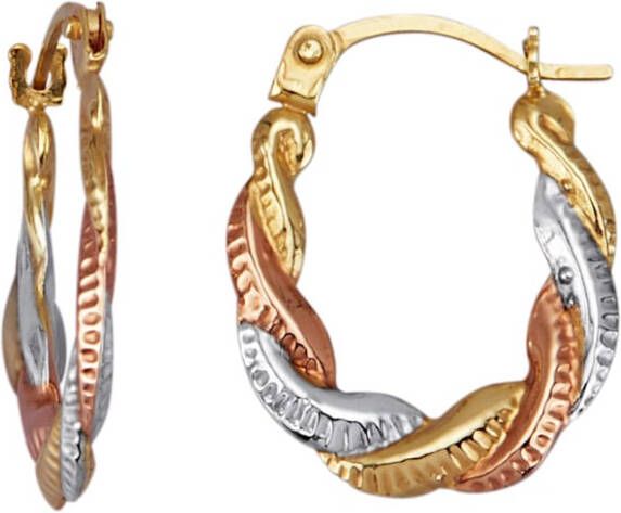 KLiNGEL Creolen 9 kt. Tricolor