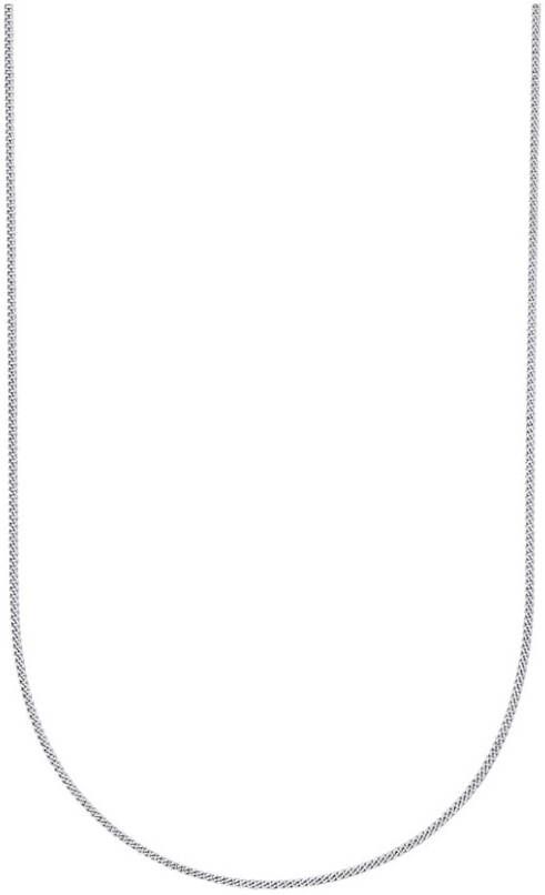 KLiNGEL Gourmetteketting van platina Zilverkleur