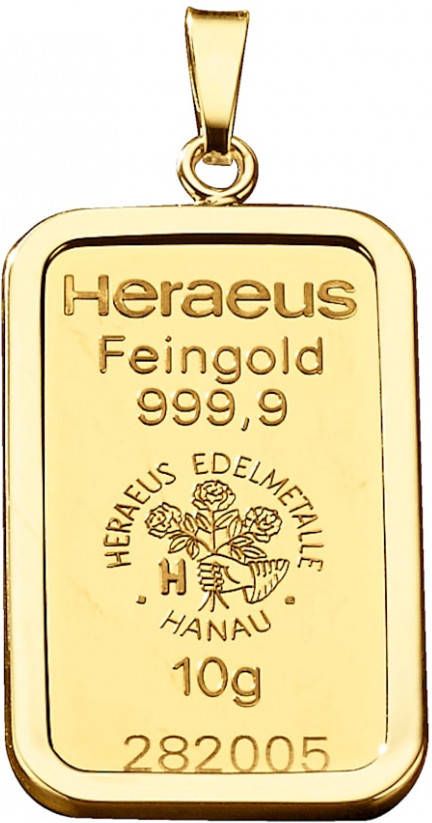 KLiNGEL Hanger met fijn goudstaafje Goudkleur