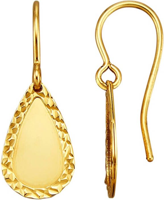 KLiNGEL Oorbellen van 9 kt. Geelgoudkleur