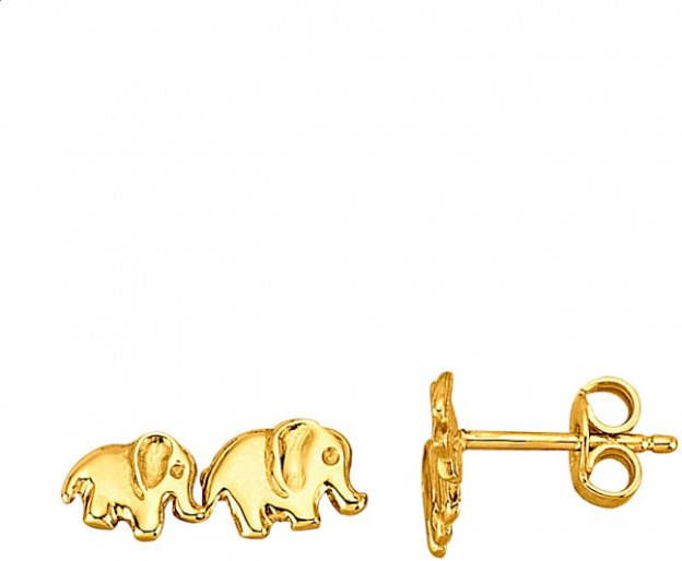 KLiNGEL Oorstekers 9 kt. Geelgoudkleur