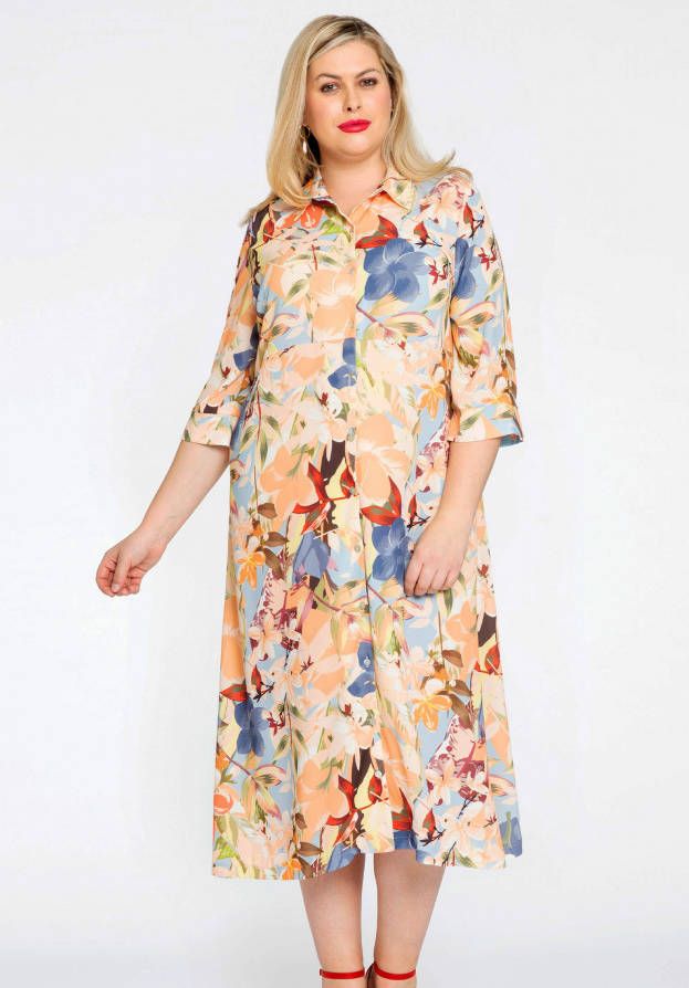 Yoek Blouse jurk PASTEL 38/40 multi