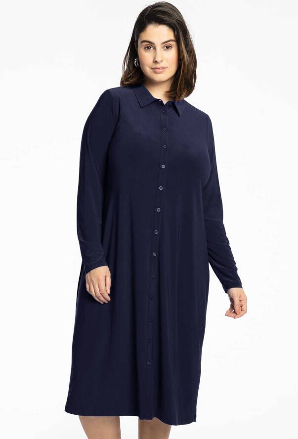Yoek Blouse midi DOLCE 38/40 blue