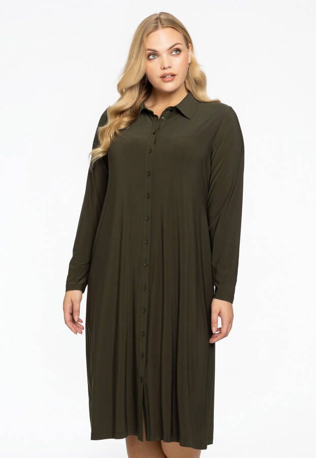 Yoek Blouse midi DOLCE 38/40 dark green