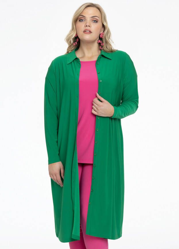 Yoek Blouse midi DOLCE 46/48 green