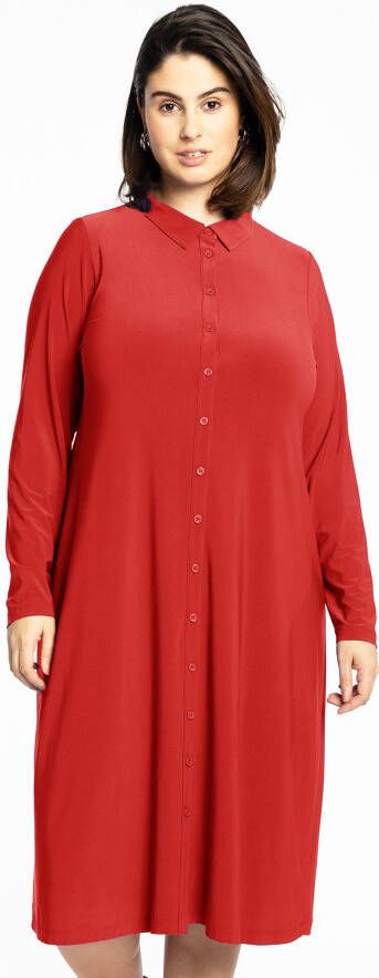 Yoek Blouse midi DOLCE 58/60 red