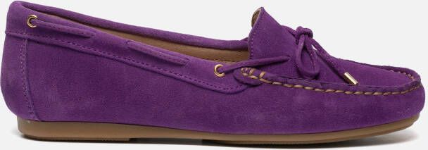 Giulia Mocassins paars Suede
