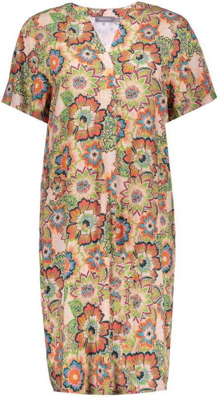 Geisha jurk 37121 20 1022 Oranje print